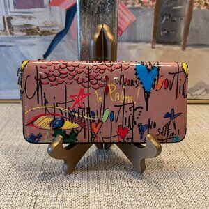 Christian Louboutin Panettone wallet in Graffiti Print